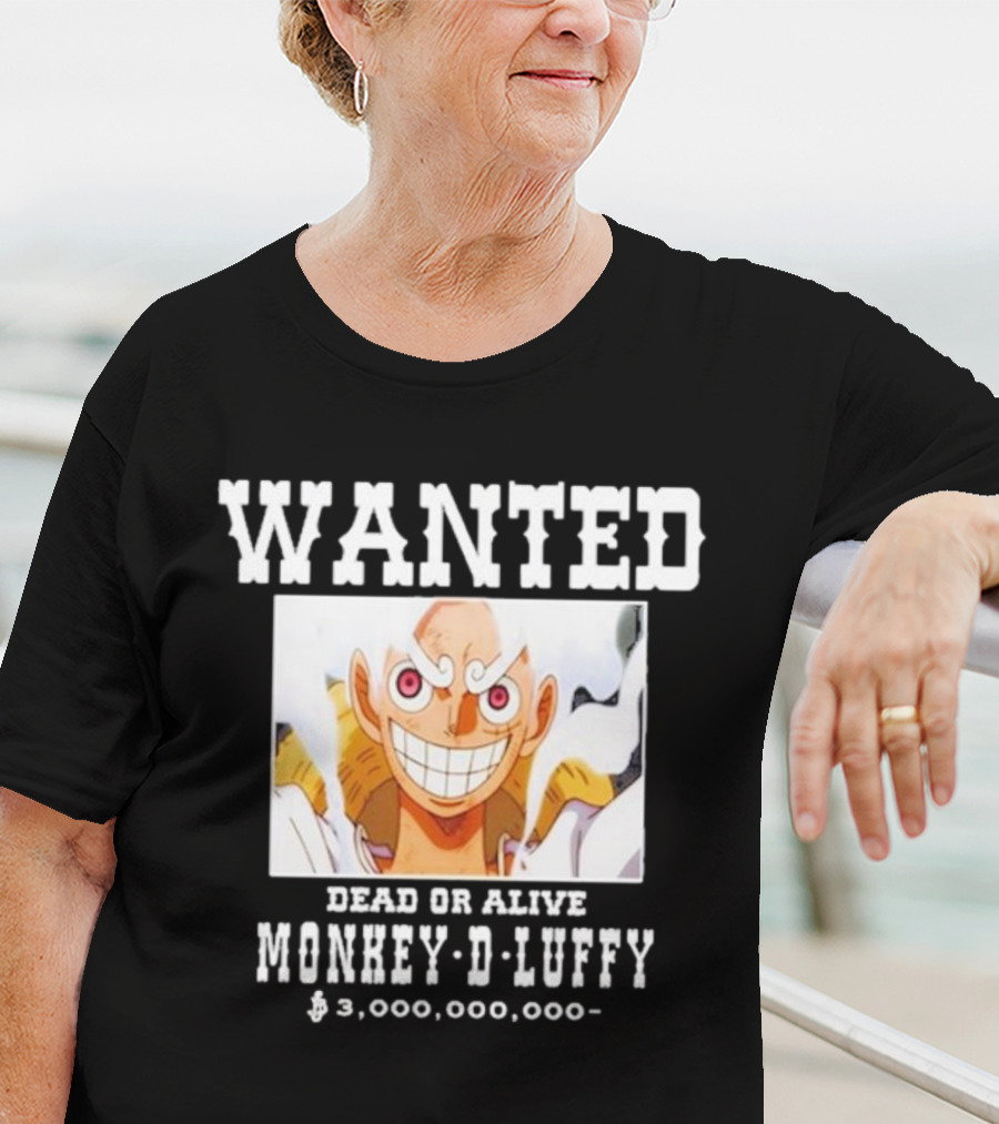 Wanted Dead Or Alive Monkey-D-Luffy $3,000,000,000 Funnyahhtees T-Shirt