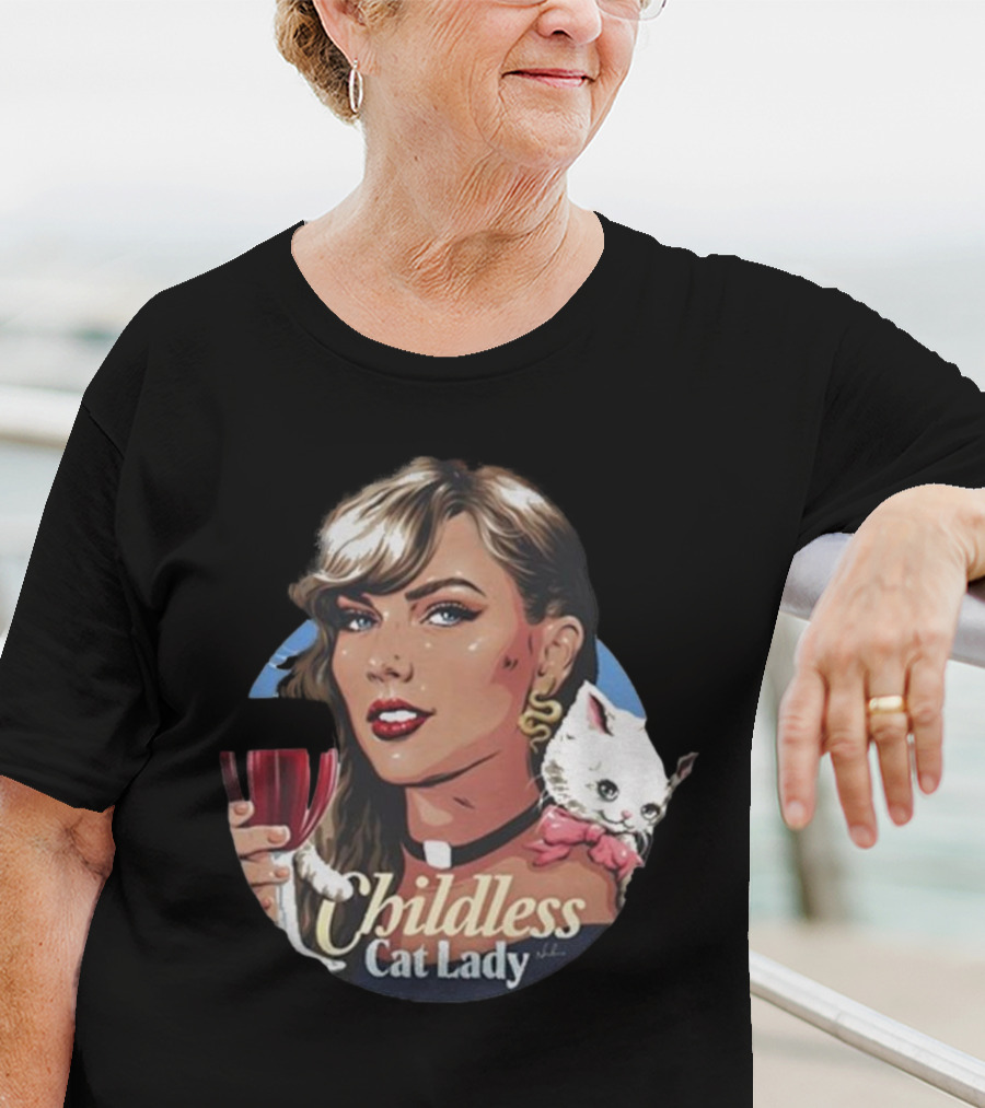 Jd Vance’s Worst Fear Childless Cat Lady Wine Glass T-Shirt