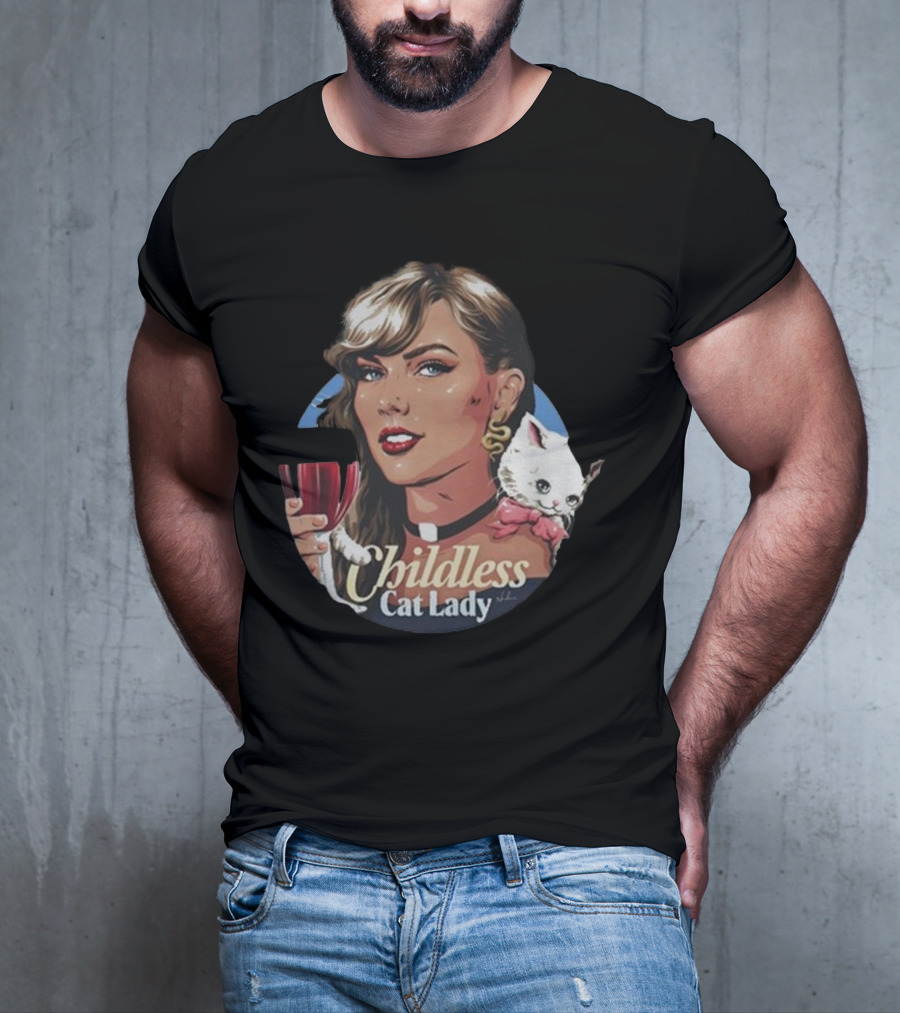 Jd Vance’s Worst Fear Childless Cat Lady Wine Glass T-Shirt