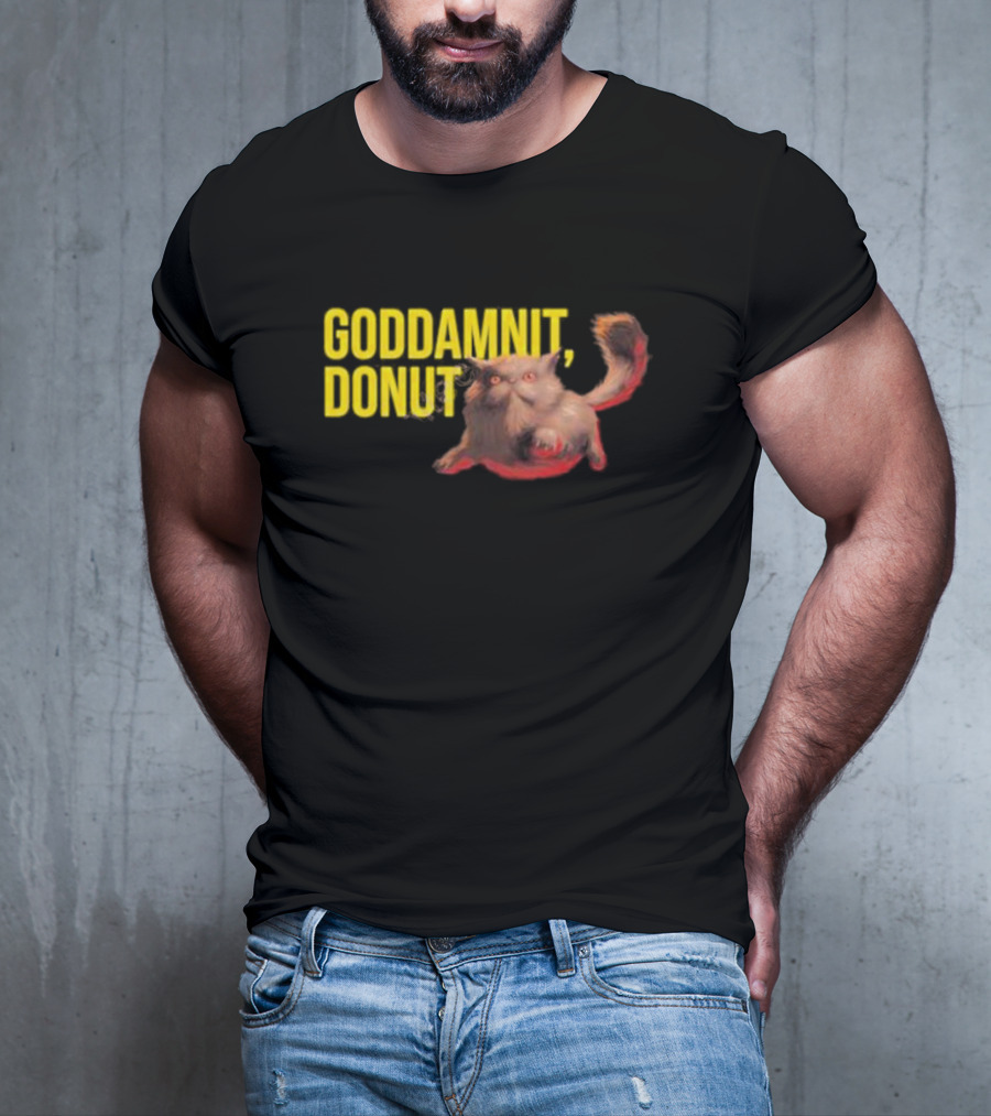 Goddamnit Donut Dungeon Crawler Carl Cat T-Shirt