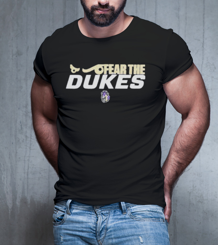 Fear The Dukes James Madison University Mascot T-Shirt