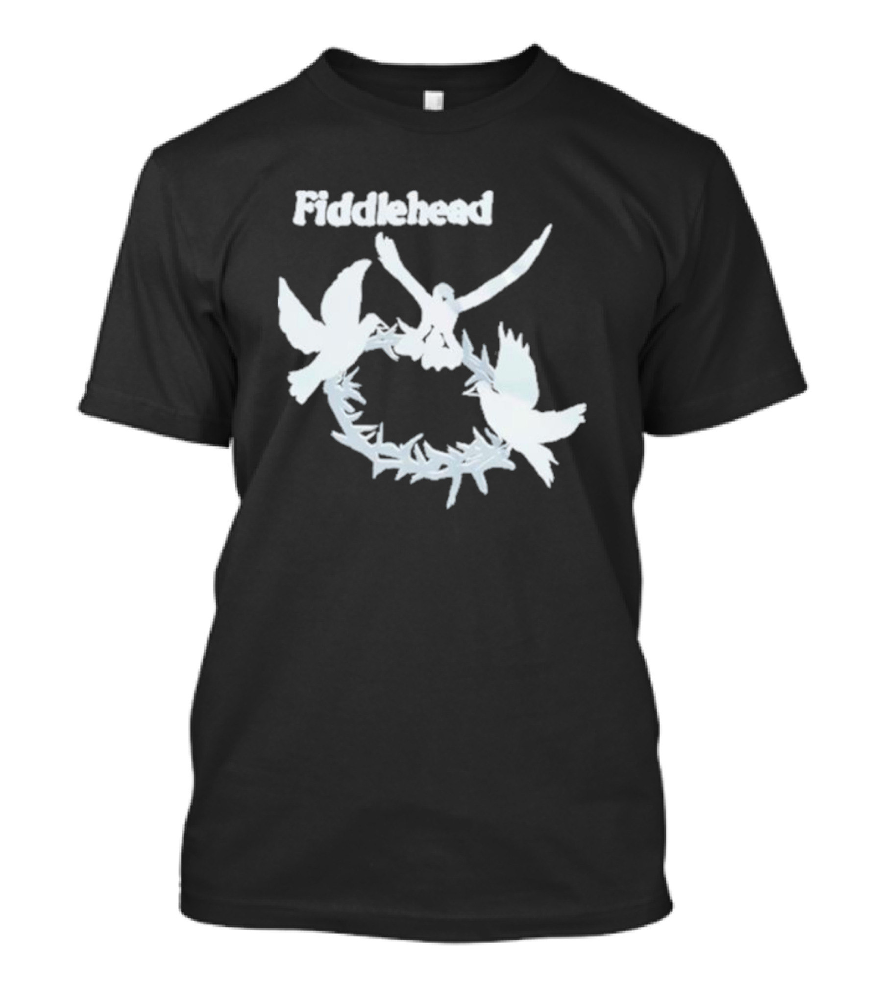 Fiddlehead White Doves In Flight Ring T-Shirt