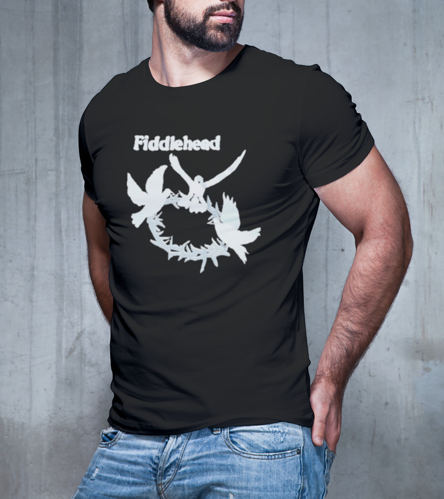 Fiddlehead White Doves In Flight Ring T-Shirt