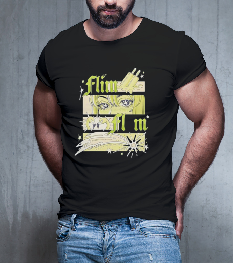 Flim Flam Popsicle Stars Anime Eyes Explosion T-Shirt