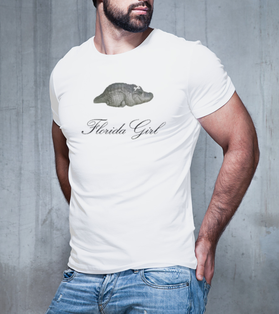 Florida Girl Baby Gator Coquette T-Shirt