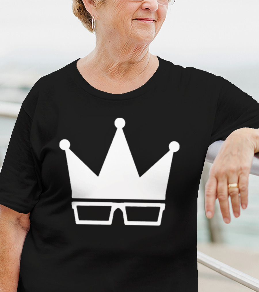 Framerate White Crown Glasses Merch T-Shirt