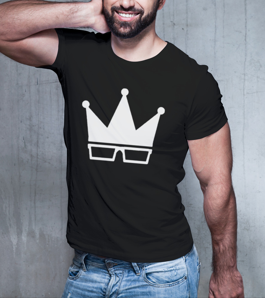 Framerate White Crown Glasses Merch T-Shirt