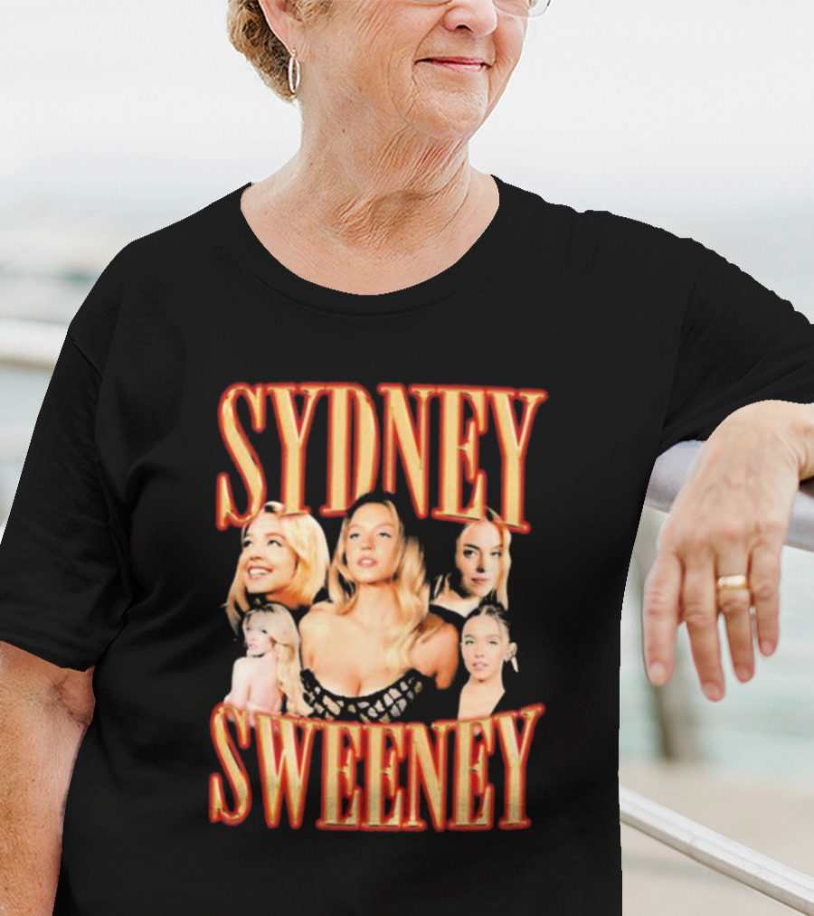 Sydney Sweeney Retro Collage Friday Beers T-Shirt
