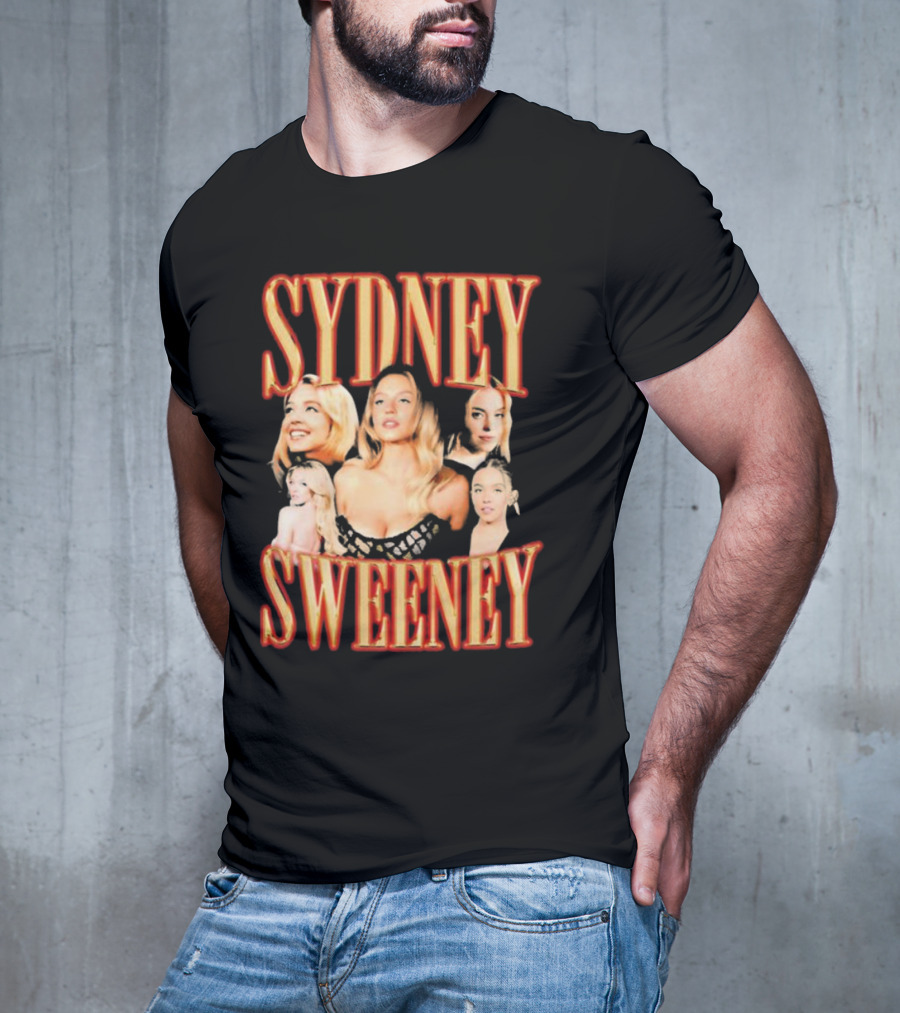 Sydney Sweeney Retro Collage Friday Beers T-Shirt