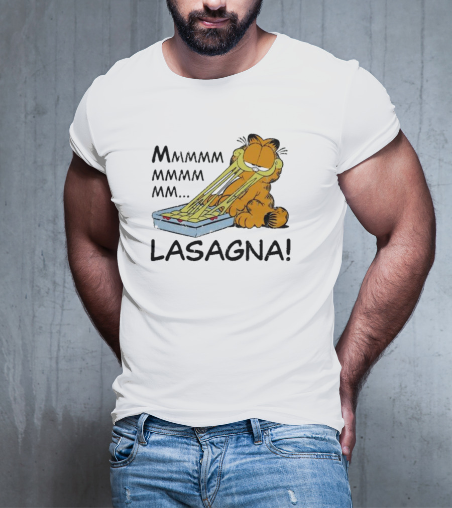 Garfield Mmmmmmmm MM Lasagna T-Shirt