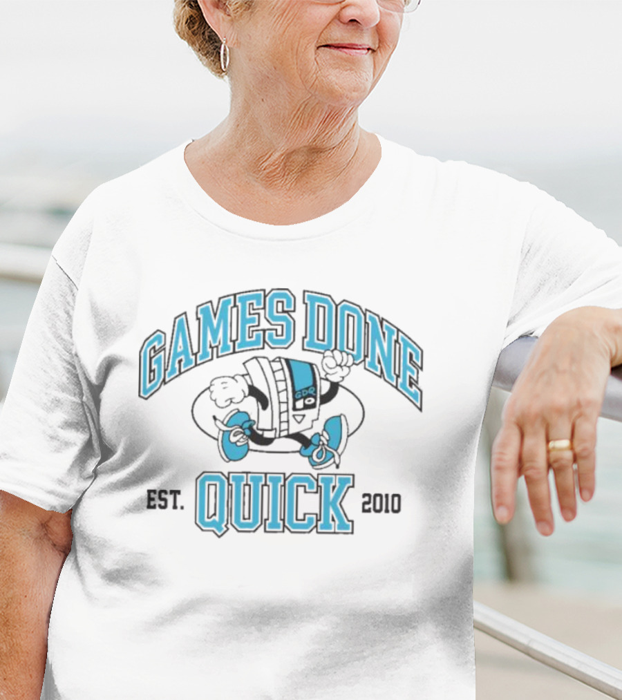 Games Done Quick Marathon Runner GDQ Est 2010 T-Shirt