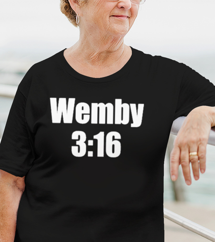 Wemby 3:16 Extraterrestre T-Shirt