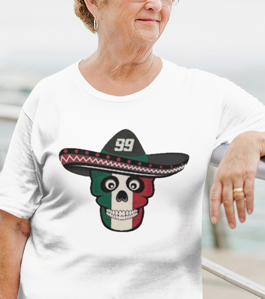 Daniel Suarez Racing 99 Mexican Skull Sombrero T-Shirt
