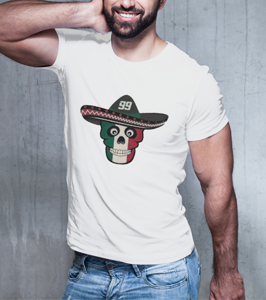 Daniel Suarez Racing 99 Mexican Skull Sombrero T-Shirt
