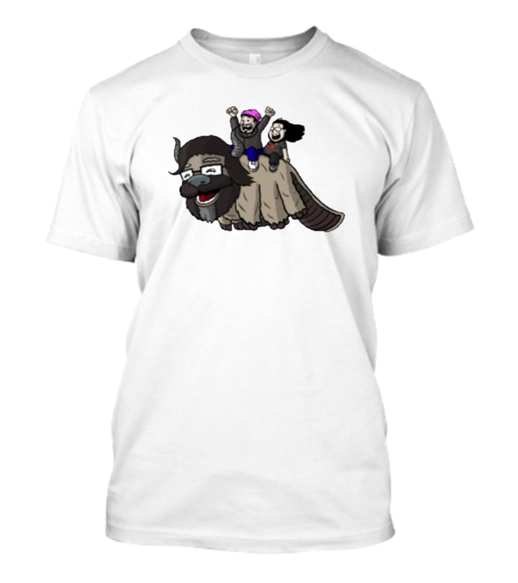 Dave Wonder Bearded Beauties Flying Creature Friends T-Shirt