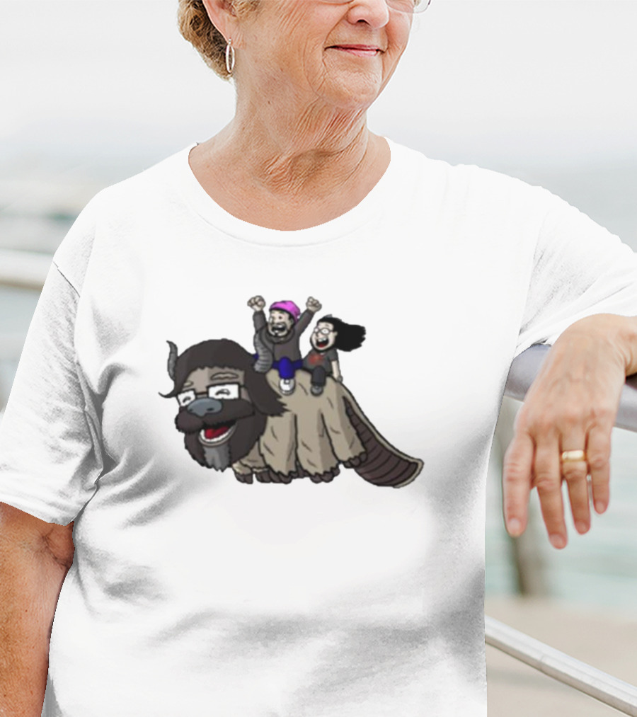 Dave Wonder Bearded Beauties Flying Creature Friends T-Shirt