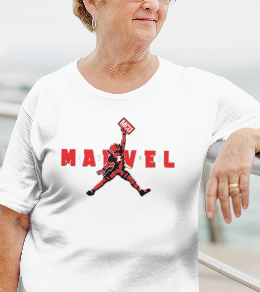Deadpool MCU Marvel Jesus Jumpman T-Shirt