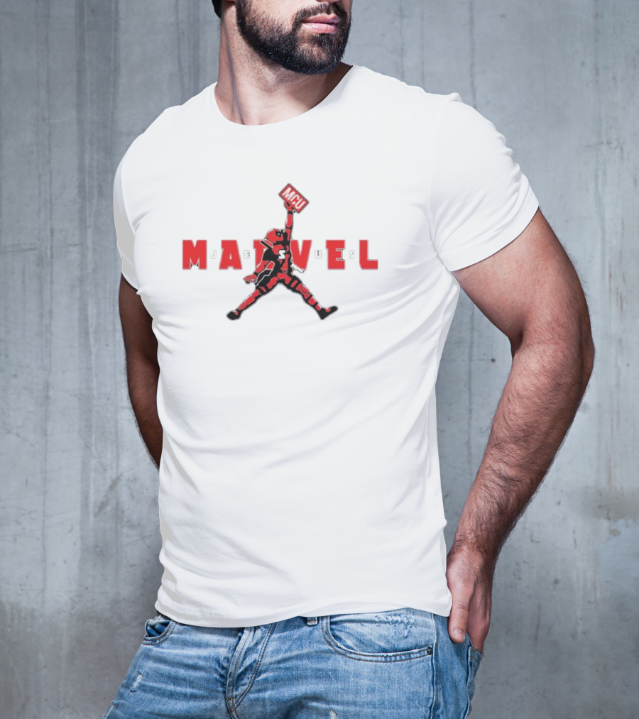 Deadpool MCU Marvel Jesus Jumpman T-Shirt