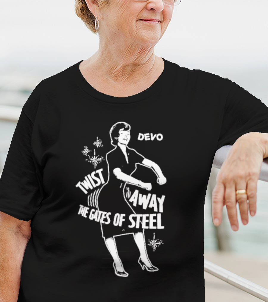 Devo Twist Away The Gates Of Steel Dancing Woman T-Shirt