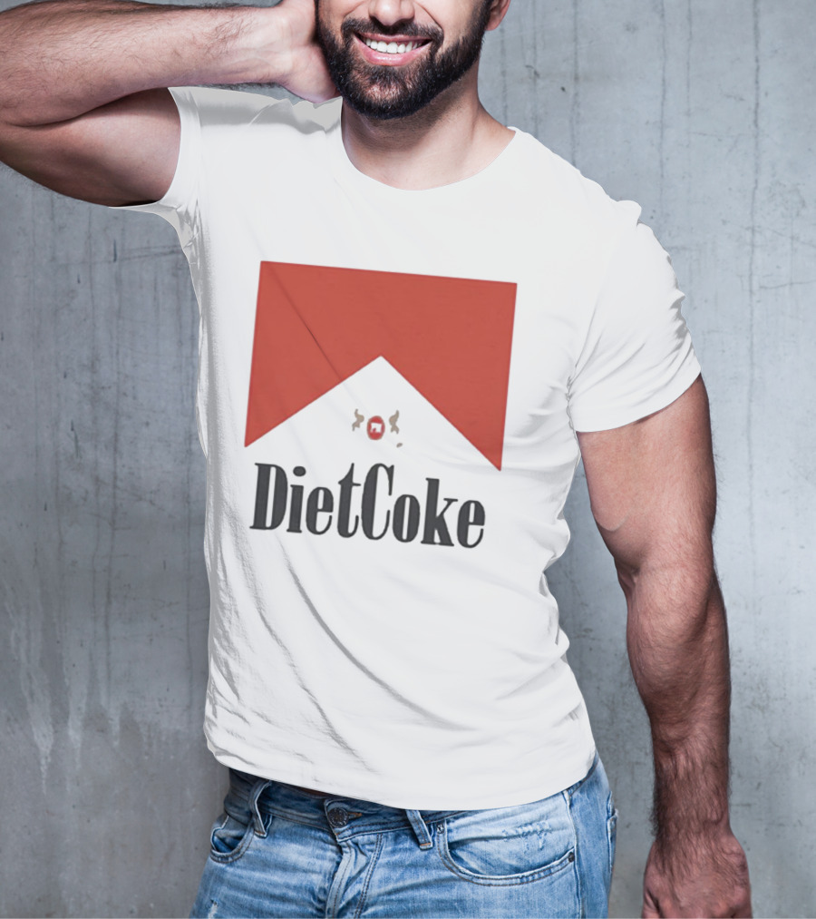 Diet Coke Marlboro Parody Cigarettes T-Shirt