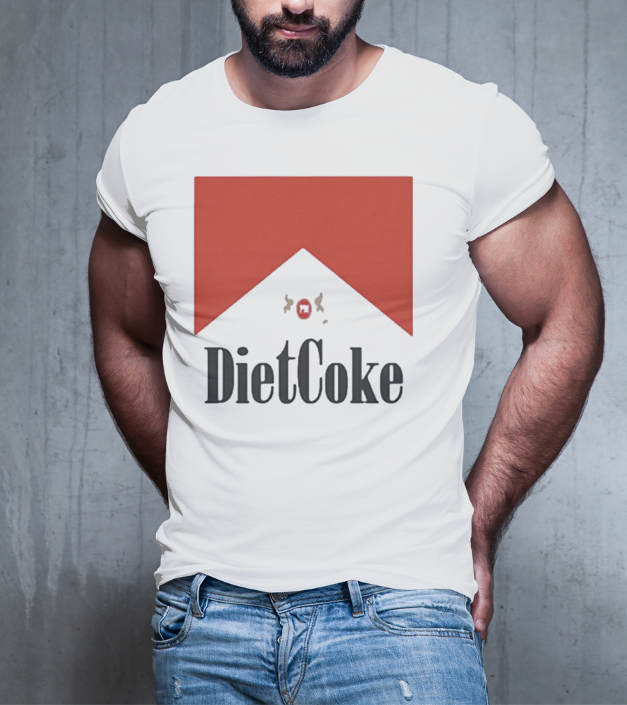 Diet Coke Marlboro Parody Cigarettes T-Shirt