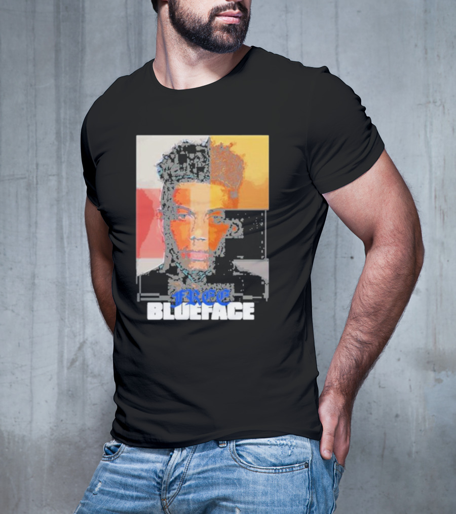 Free Blueface Dinero Jones Album Multicolor T-Shirt