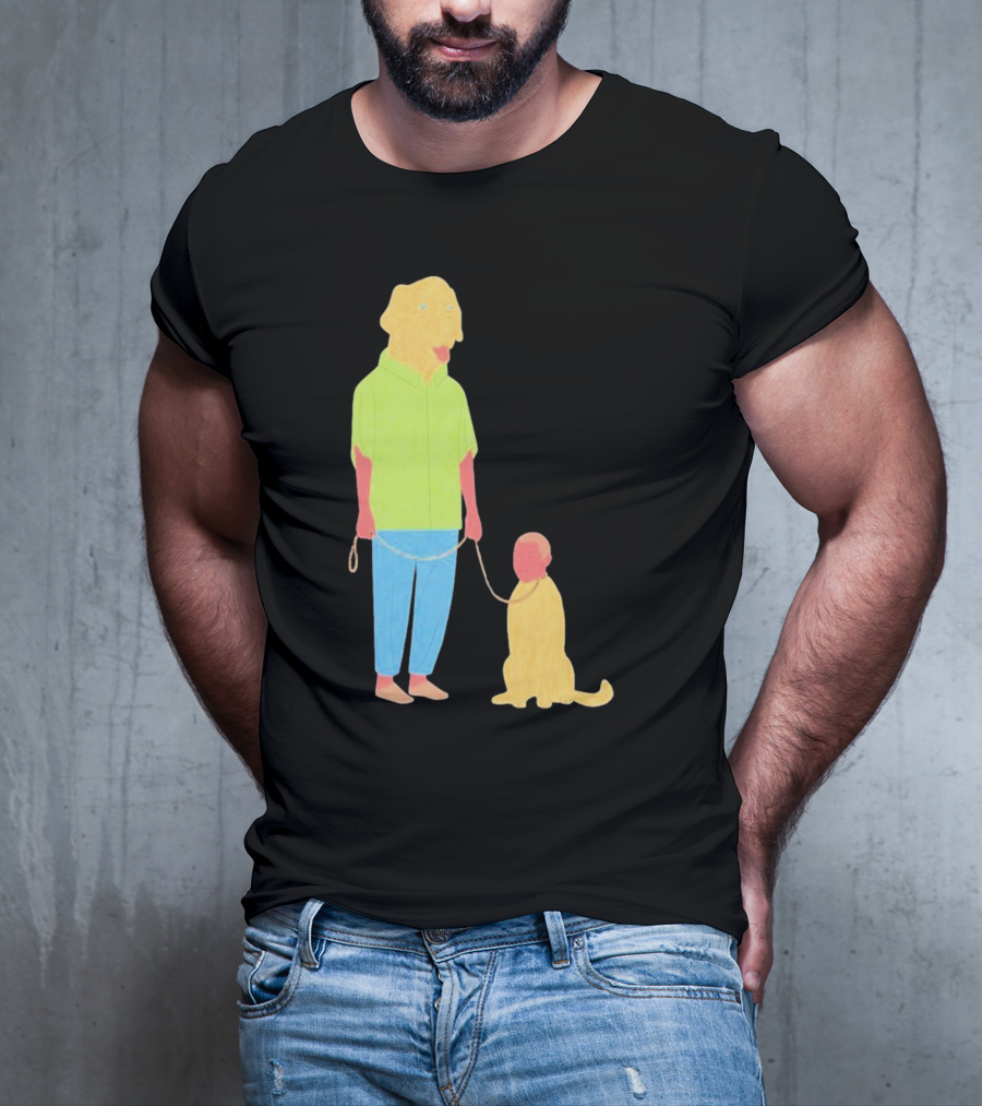 Dogswap Staselė Jakunskaitė Human Dog Head Swap T-Shirt