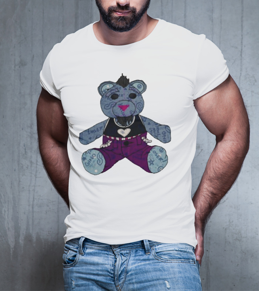 Doodle Bear Killian Krowe Bear Loser One Gino T-Shirt