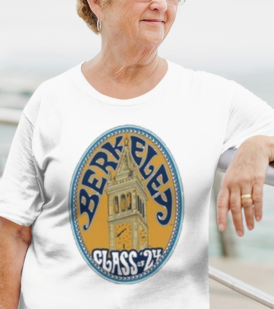 Berkeley Class Of 24 Sather Tower Oval T-Shirt