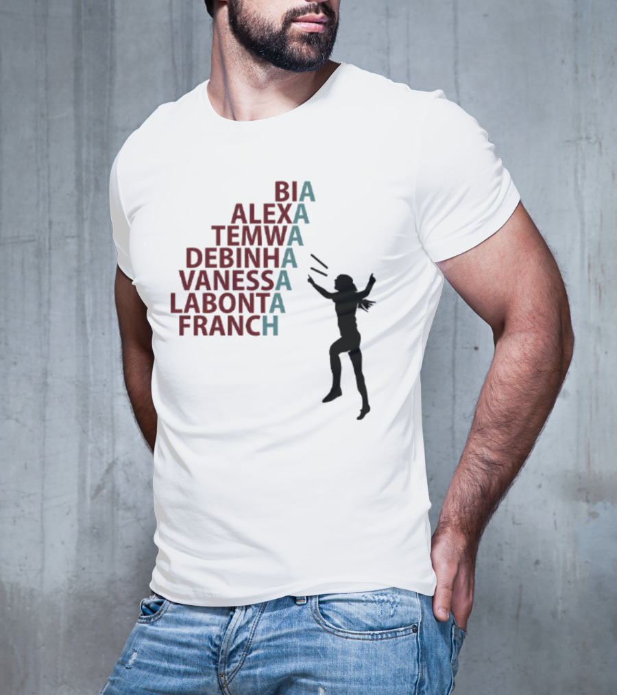 Bia Alexa Temwa Debinha Vaness Labonta Franch Volleyball Player T-Shirt