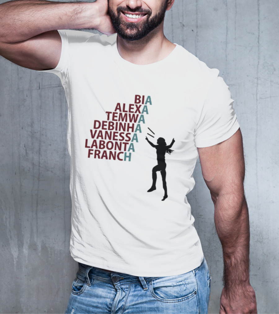 Bia Alexa Temwa Debinha Vaness Labonta Franch Volleyball Player T-Shirt