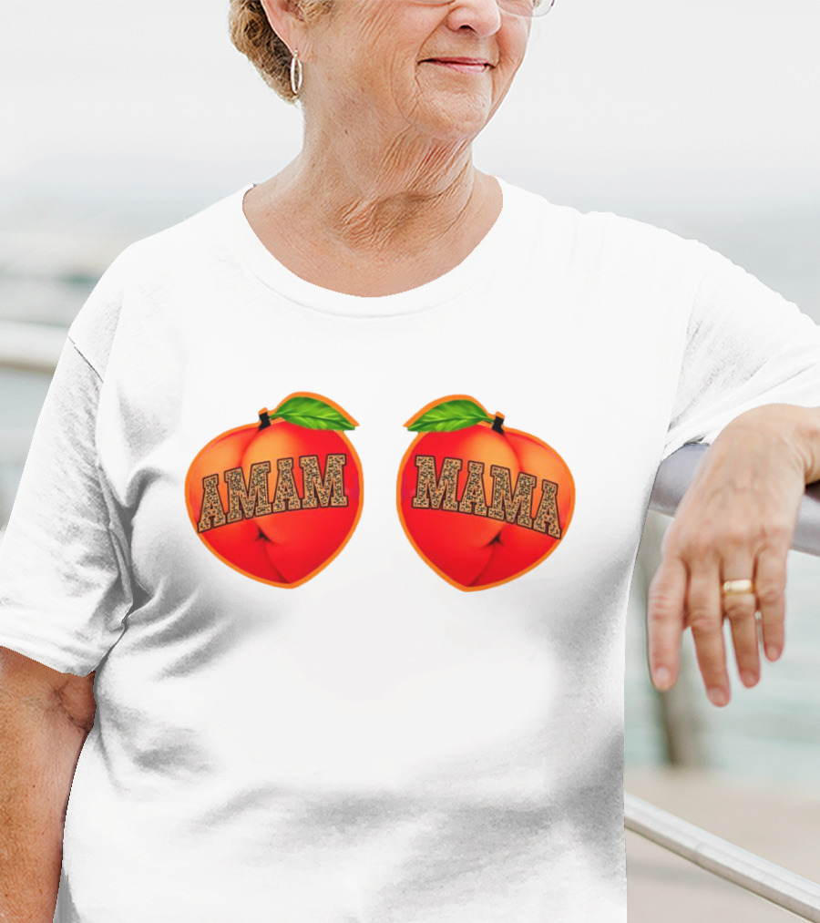 Big Mama Cheetah Peach T-Shirt