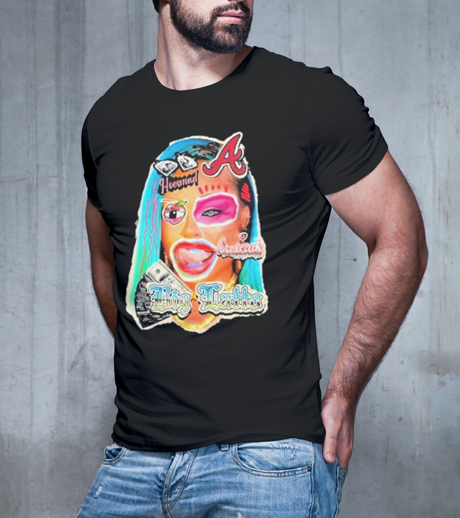 Big Latto Hoe$mad Cascade Atlanta Braves Money T-Shirt