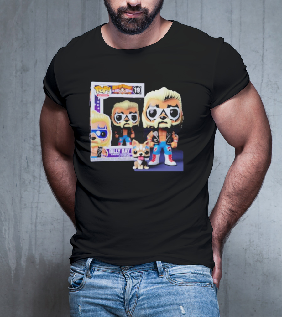 Billy Raydog Ai Pop Action Figures With Blonde Mullet And Blue Star Pants T-Shirt