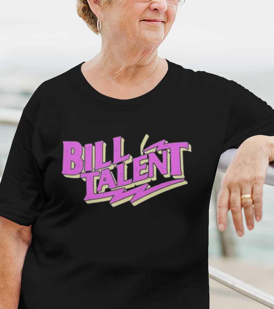 Billy Talent Band Neon Pink Lightning T-Shirt