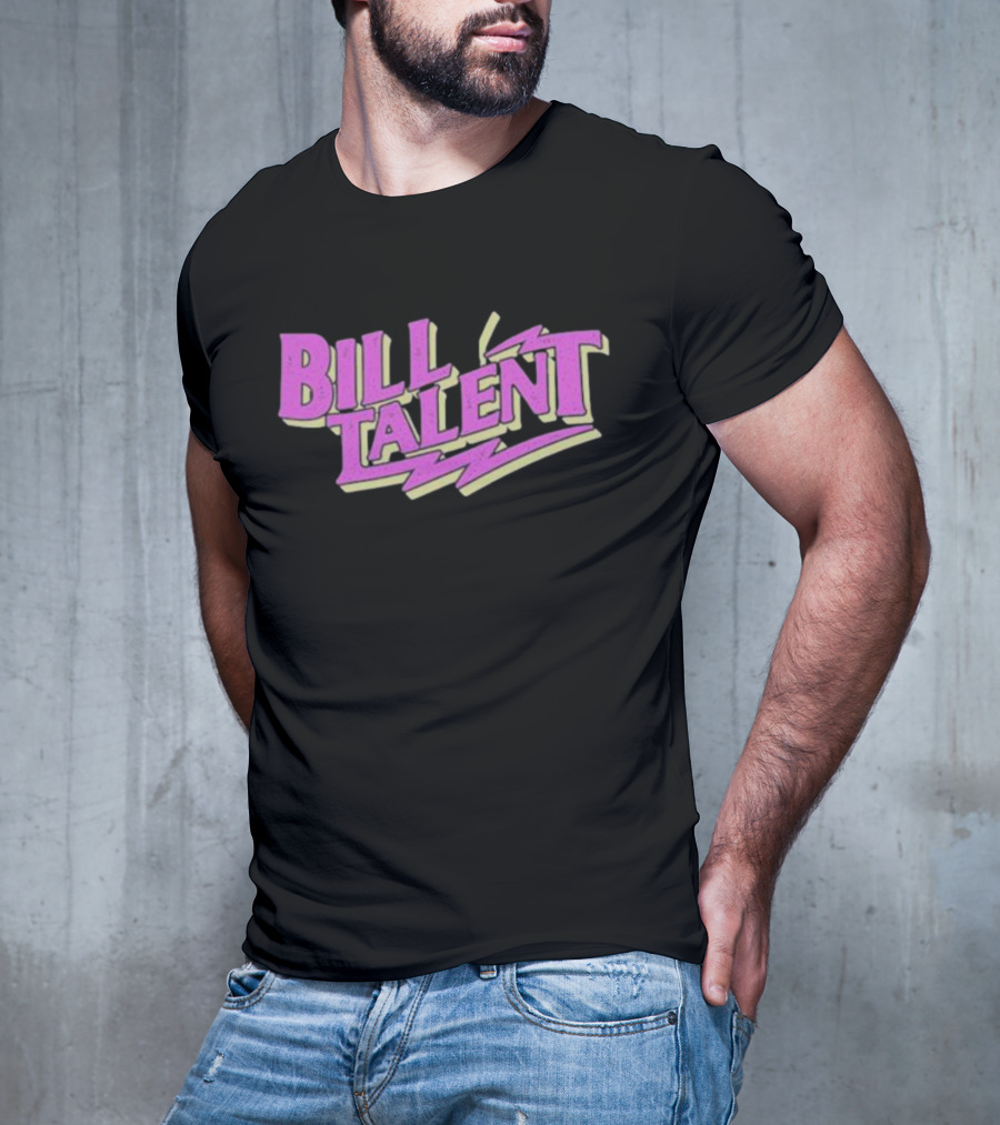 Billy Talent Band Neon Pink Lightning T-Shirt