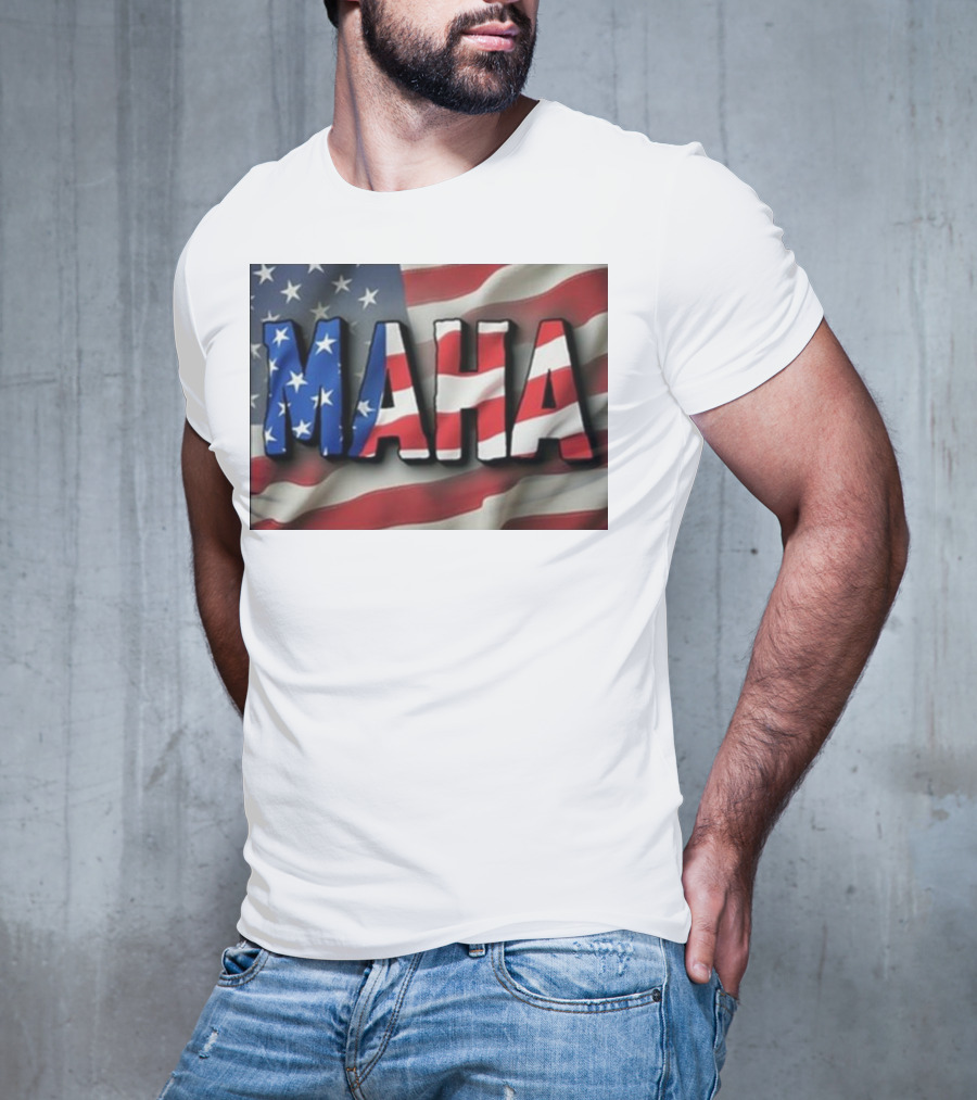 Bryce Lipscomb Maha Make America Healthy Again USA Flag T-Shirt