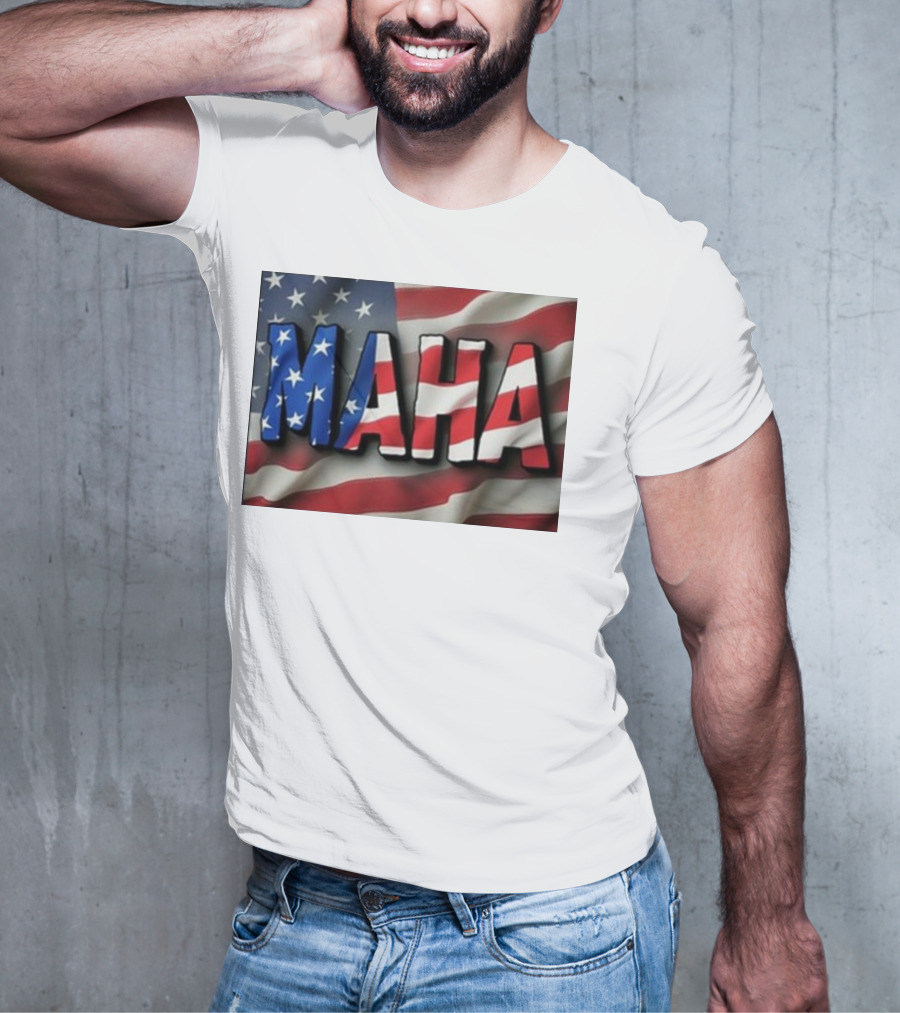 Bryce Lipscomb Maha Make America Healthy Again USA Flag T-Shirt