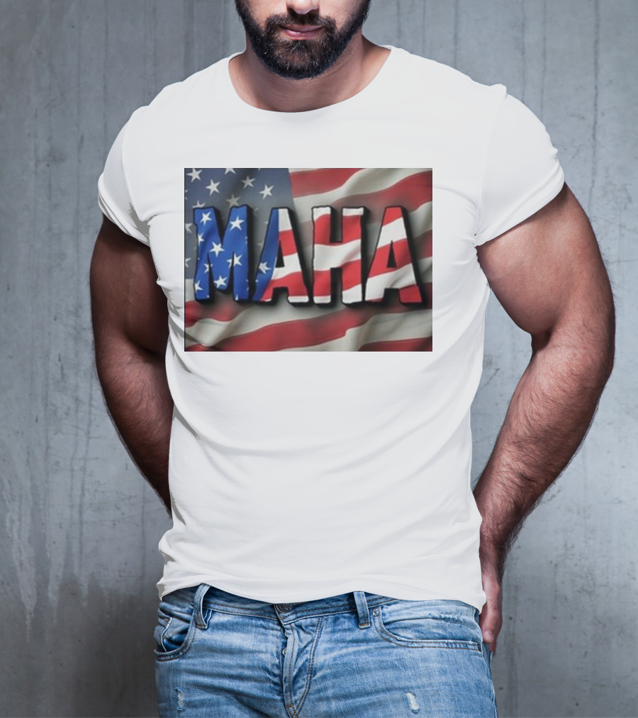 Bryce Lipscomb Maha Make America Healthy Again USA Flag T-Shirt