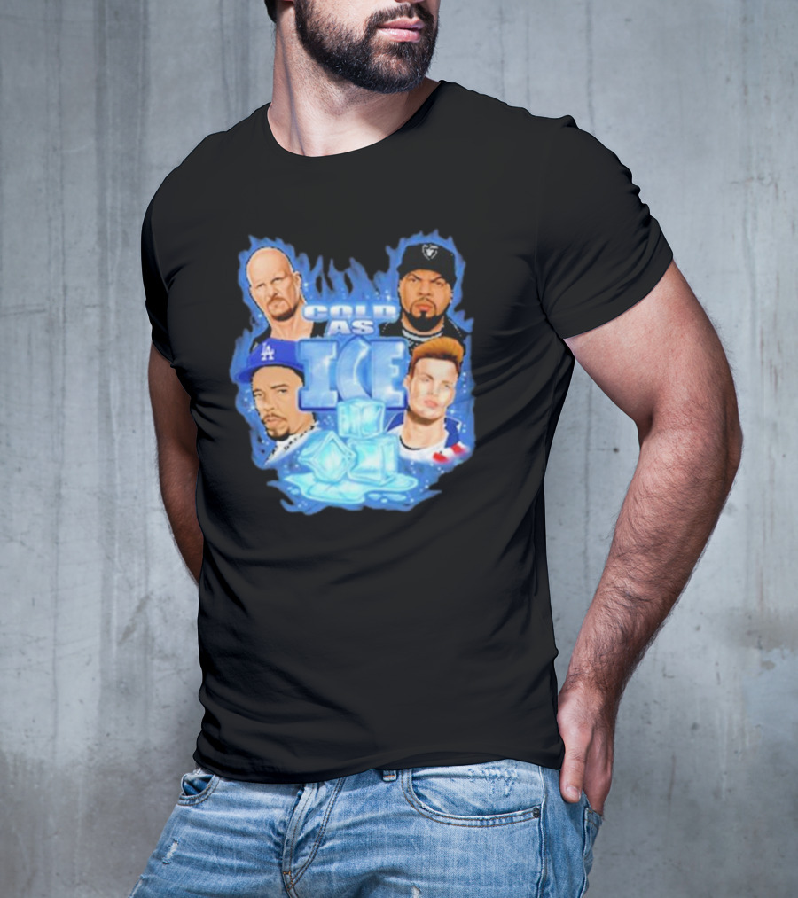 Cold As Ice Famous People Rap And Wrestling Legends T-Shirt
