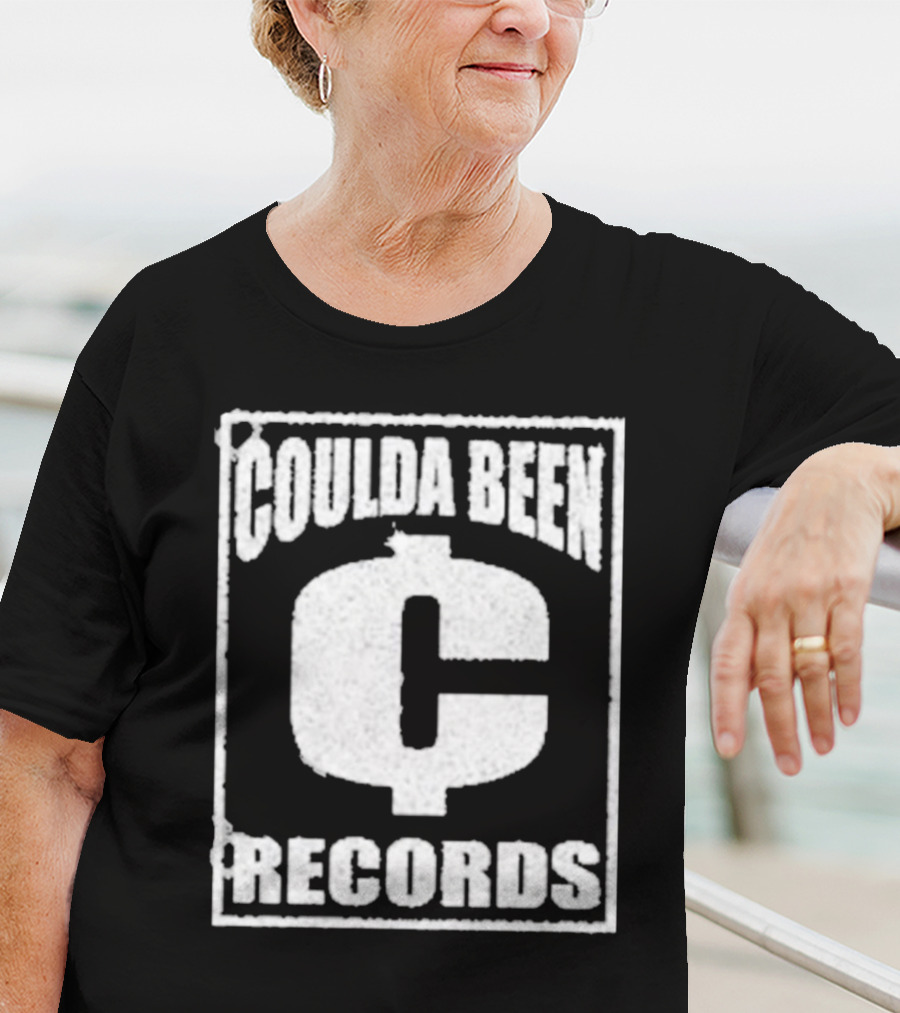 Coulda Been Records Vintage Style Block Lettering With Large Centered C T-Shirt