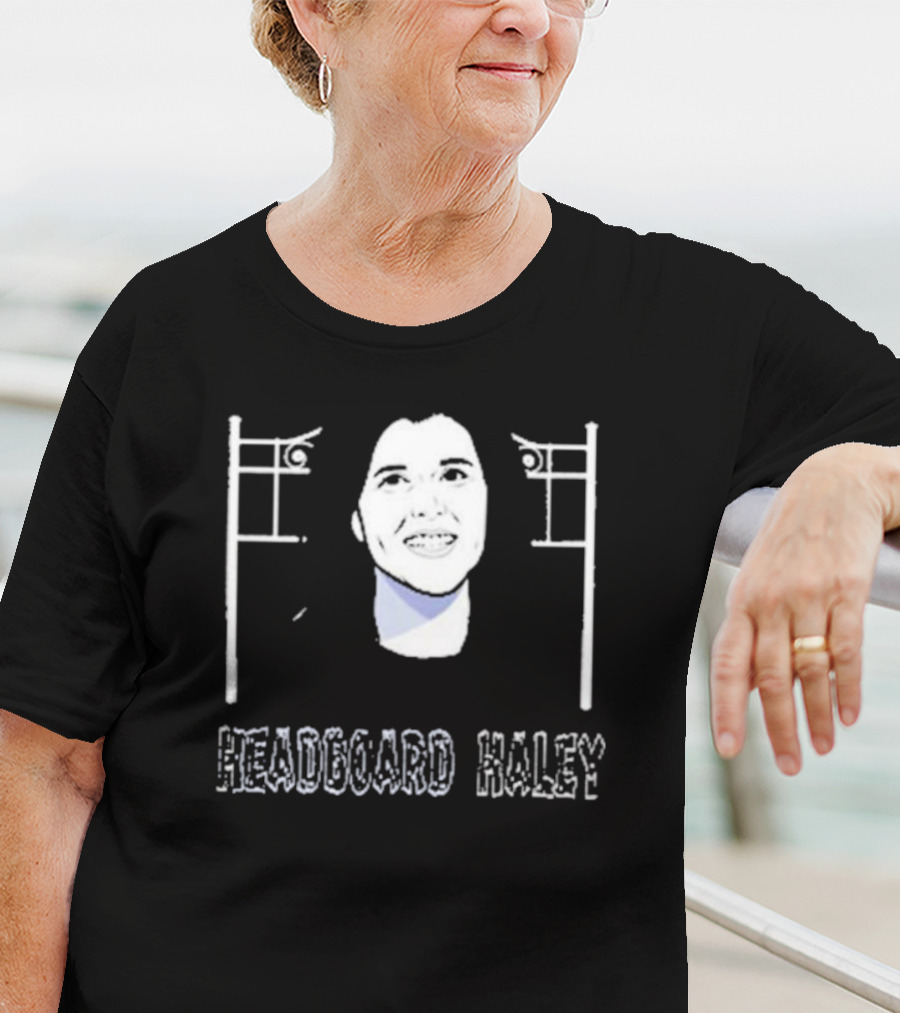 Headboard Haley Women Portrait With Decorative Headboard Elements T-Shirt