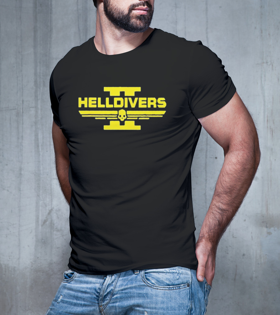 Helldivers II Skull Emblem T-Shirt