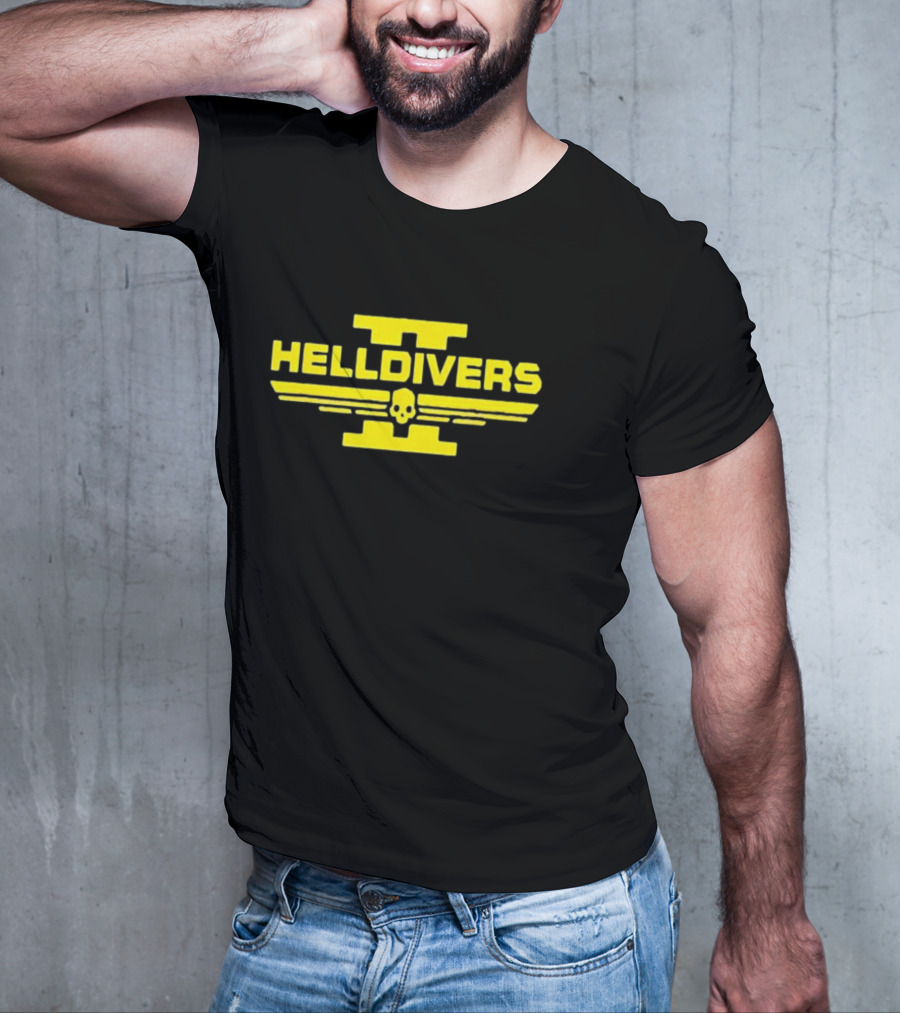 Helldivers II Skull Emblem T-Shirt