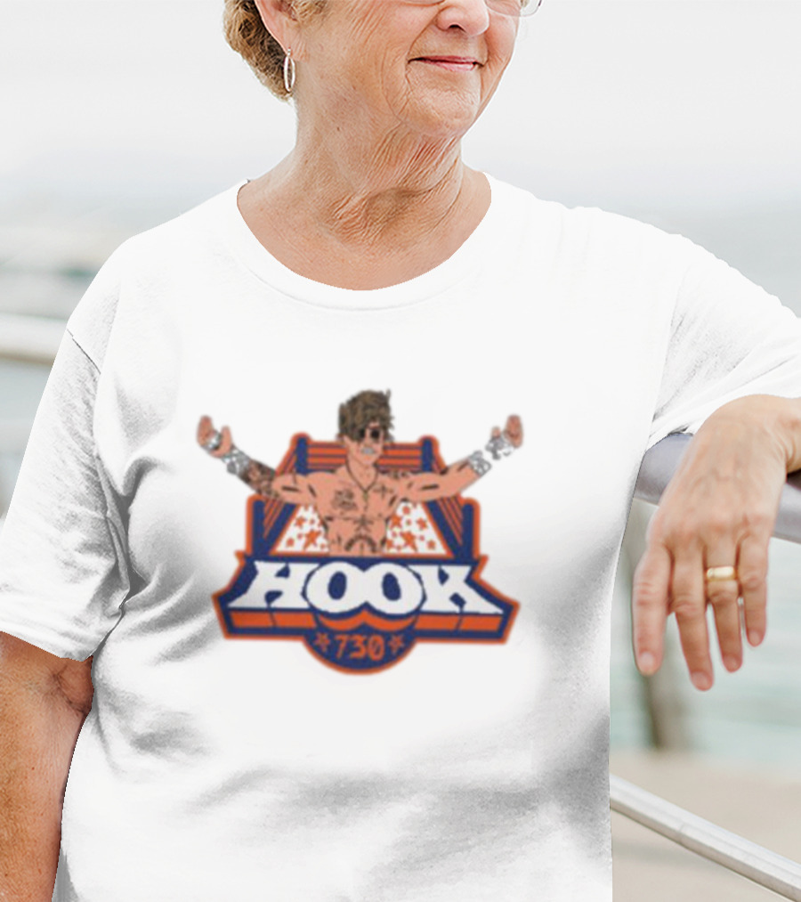 Hook 730 Wild Islander Retro Starburst Wrestler T-Shirt