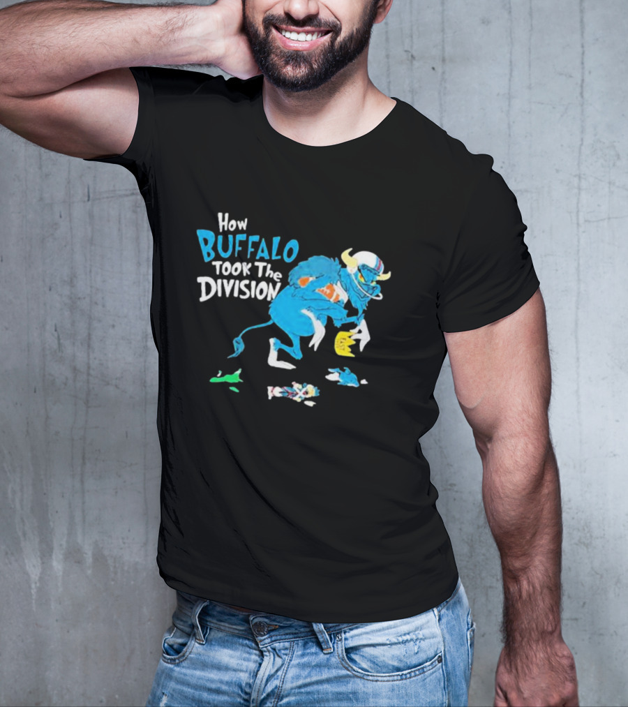 How Buffalo Took The Division Charging Blue Mascot T-Shirt