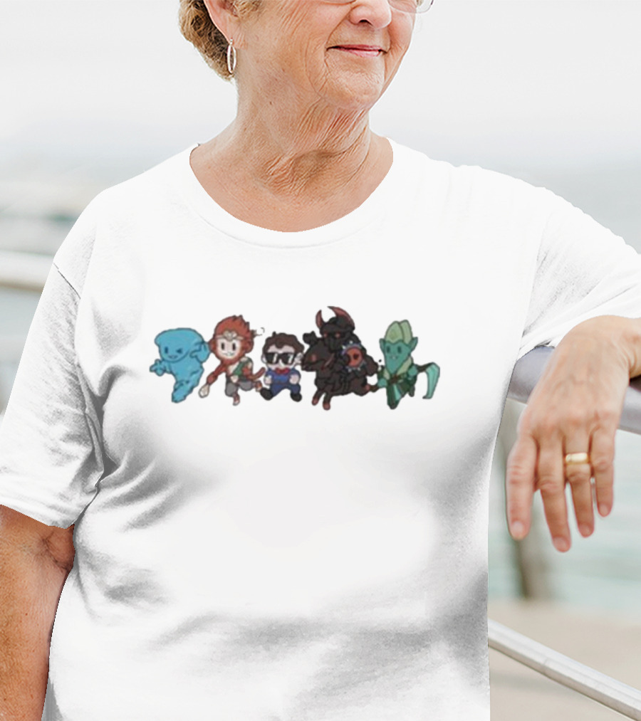 Gorgc Streamlabs Heroes Pixels Characters T-Shirt