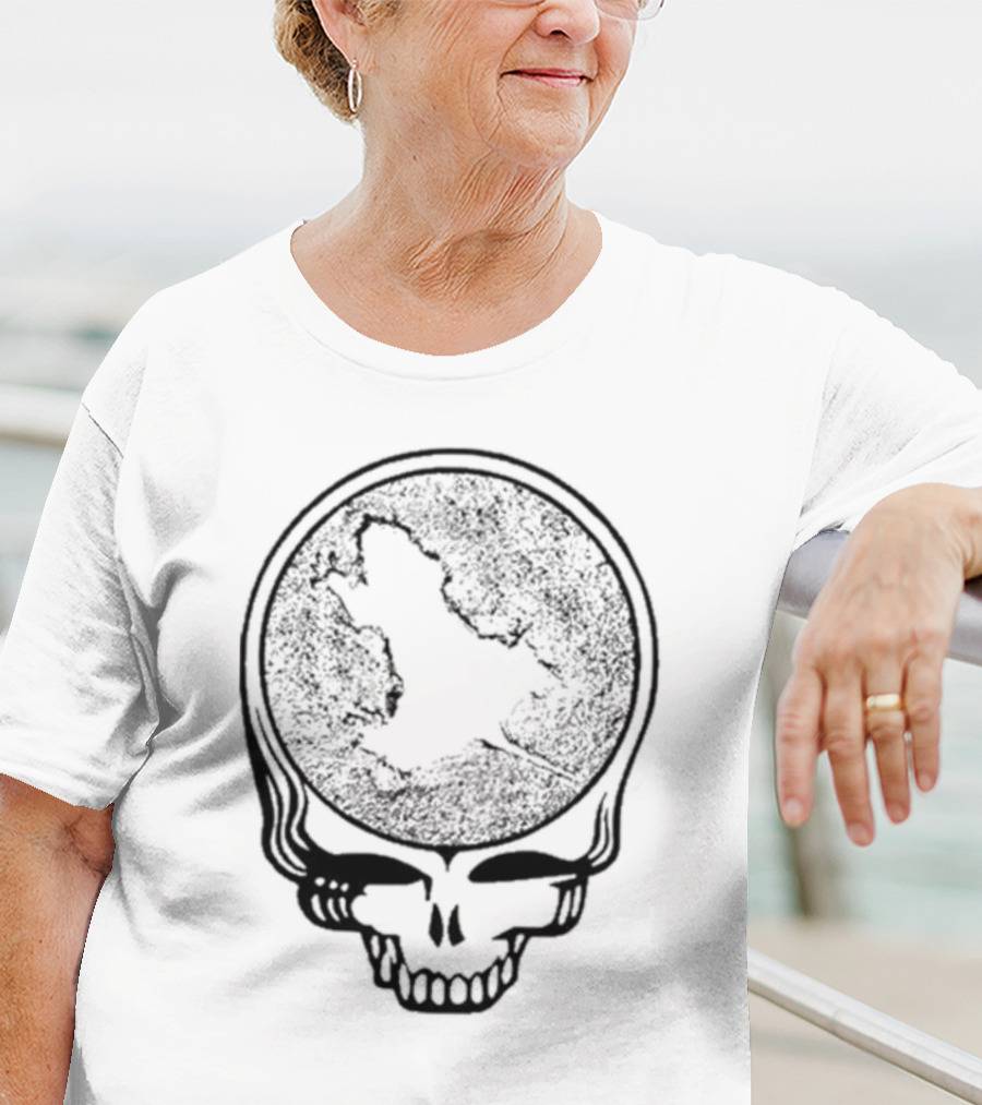 Grateful Dead X Rat Hole Steal Your Face Arctic Skull T-Shirt