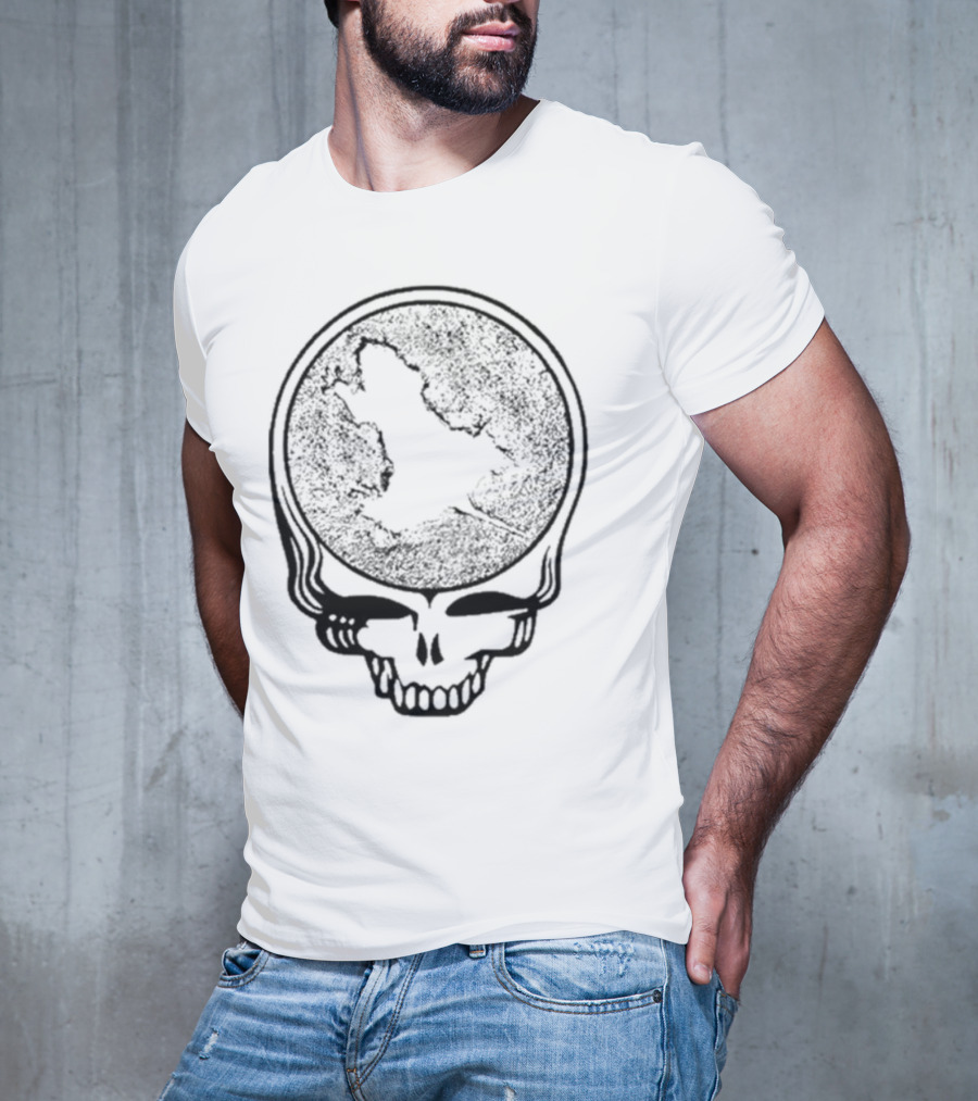 Grateful Dead X Rat Hole Steal Your Face Arctic Skull T-Shirt