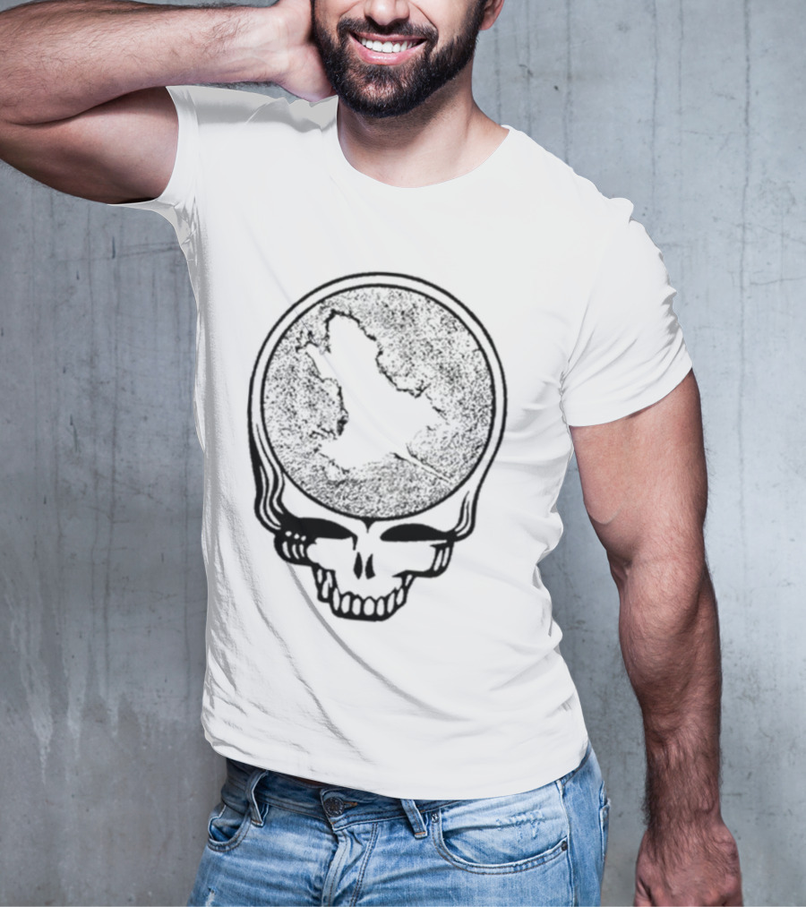 Grateful Dead X Rat Hole Steal Your Face Arctic Skull T-Shirt